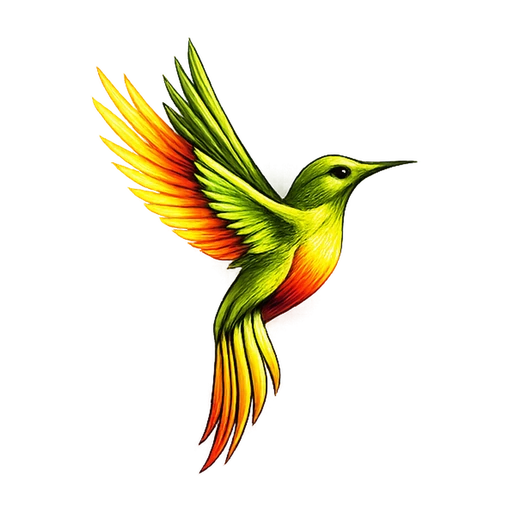 Aeris hummingbird brand mark